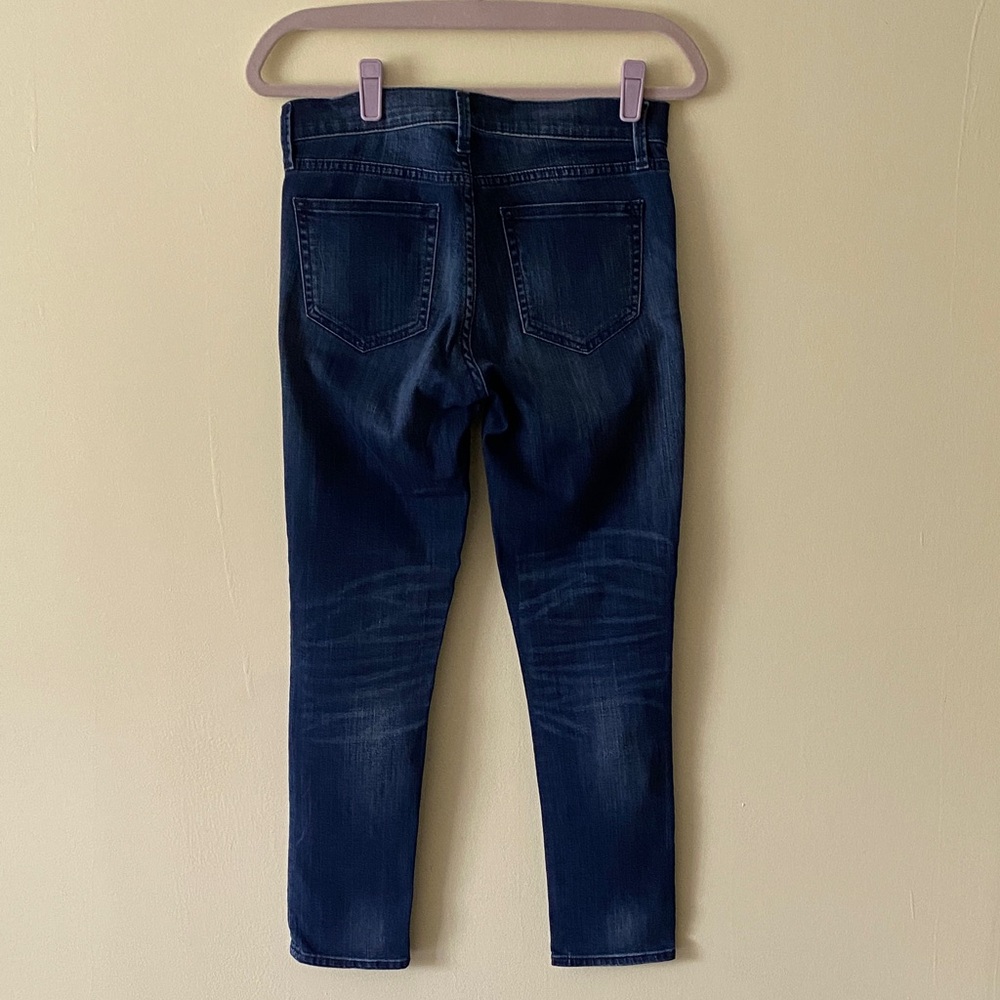 GAP Women's Dark Blue Girlfriend Straight Leg Jeans, 26 R - Picture 3 of 6